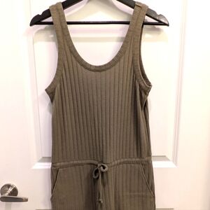 Chaser Tank Romper with Pockets SZ XS